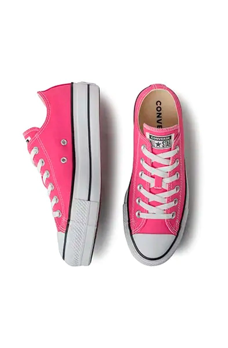 Tênis Converse Chuck Taylor All Star Lift Low Plataforma Seasonal Colors Rosa - NewSkull