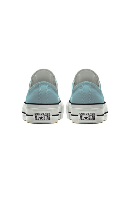 Tênis CONVERSE Chuck Taylor ALL STAR Lift Plataforma Low Azul/Bebe - NewSkull