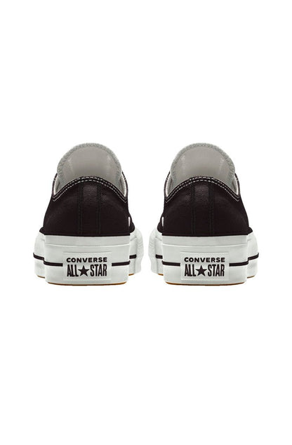 Tênis Converse Chuck Taylor All Star Lift Plataforma Low Preto/Branco - NewSkull