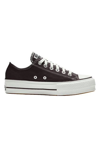 Tênis Converse Chuck Taylor All Star Lift Plataforma Low Preto/Branco - NewSkull