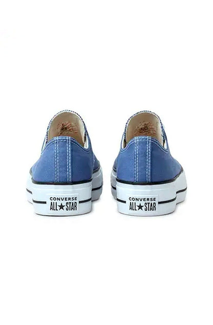 Tênis Converse Chuck Taylor All Star Lift Plataforma Low Seasonal Azul/Branco - NewSkull