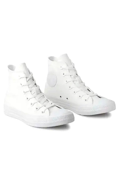 Tênis Converse Chuck Taylor All Star Monochrome Canvas Branco/Branco - NewSkull
