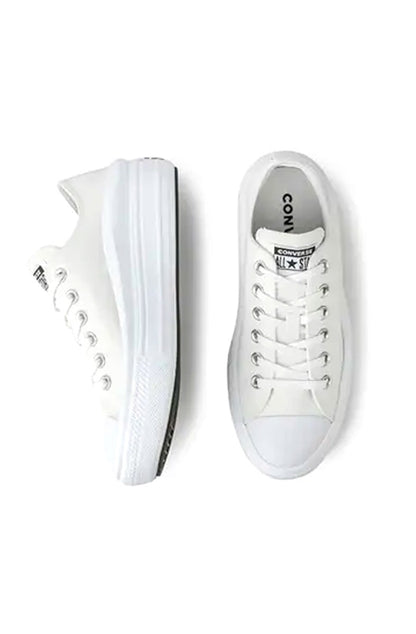 Tênis Converse Chuck Taylor All - Star Plataforma Lift Move Branco/Branco CT15920002 - NewSkull