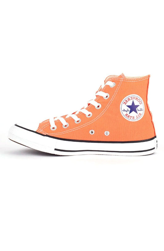 Tênis Converse Chuck Taylor All Star Seasonal Hi Colors Laranja/Branco - NewSkull