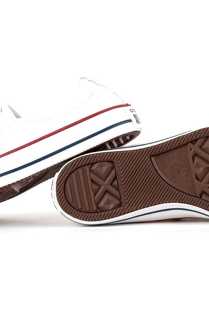 Tênis Converse Chuck Taylor All Star Shoreline Ox Branco/Bordo - NewSkull