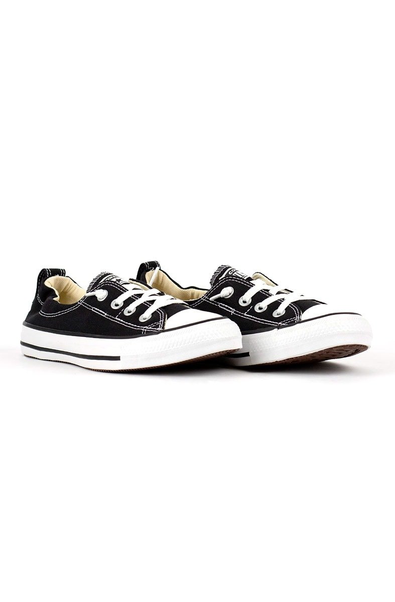 Tênis Converse Chuck Taylor All Star Shoreline Ox Preto/Branco - NewSkull