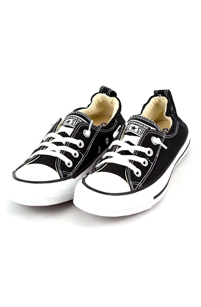 Tênis Converse Chuck Taylor All Star Shoreline Ox Preto/Branco - NewSkull