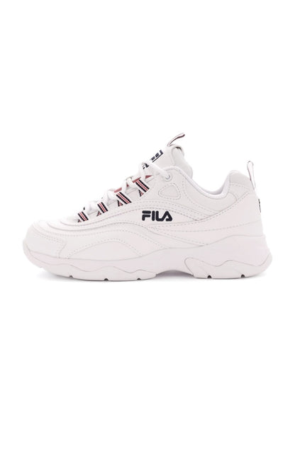 Tênis FILA Ray Feminino Branco/Branco - NewSkull