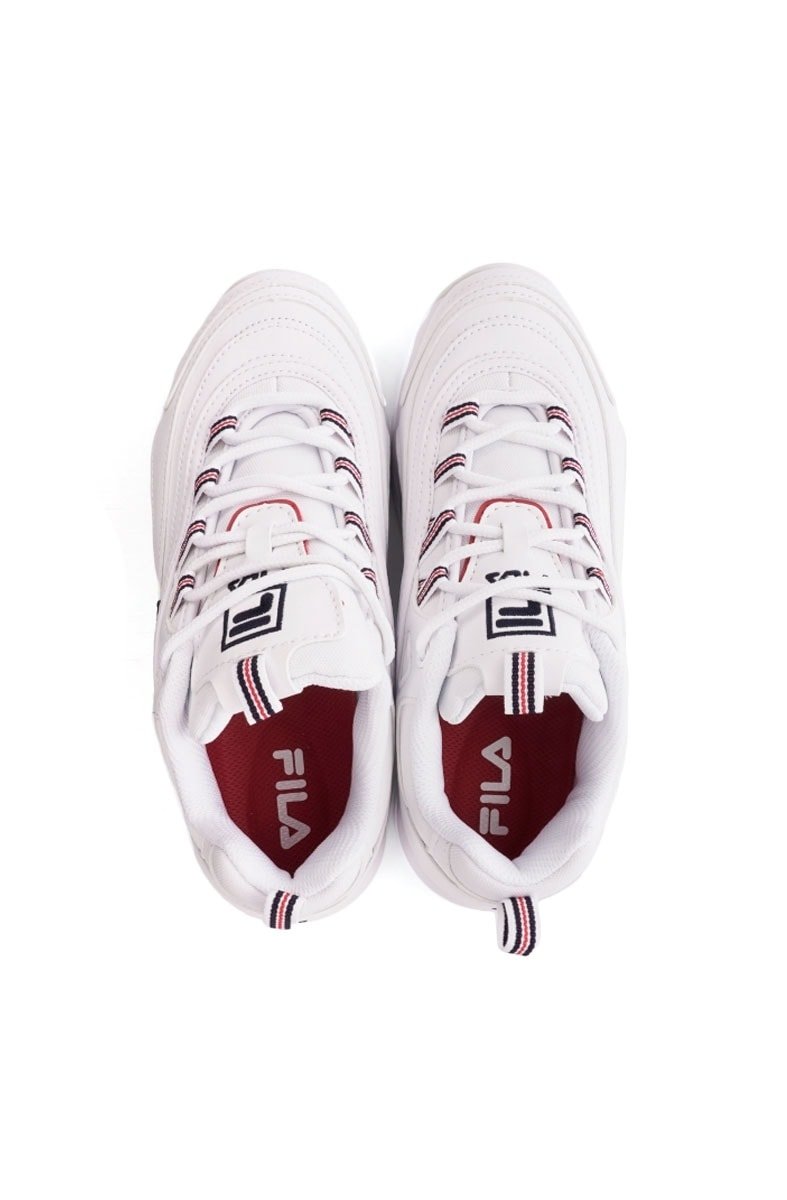 Tênis FILA Ray Feminino Branco/Branco - NewSkull