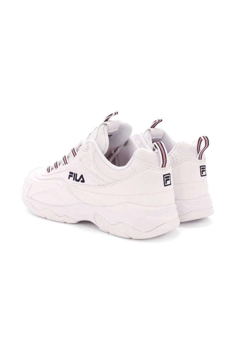 Tênis FILA Ray Feminino Branco/Branco - NewSkull