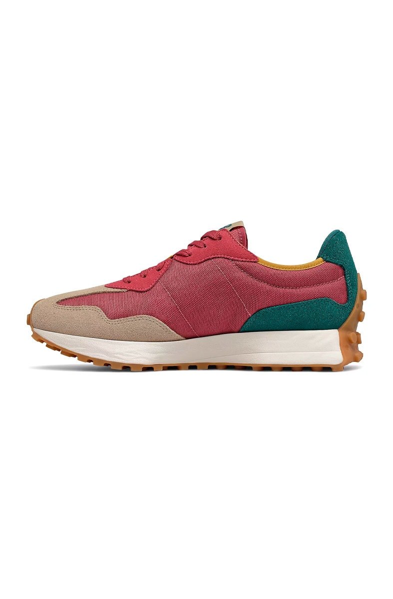 Tênis New Balance 327 Cordura MS327DE1 Bordo/Verde - NewSkull