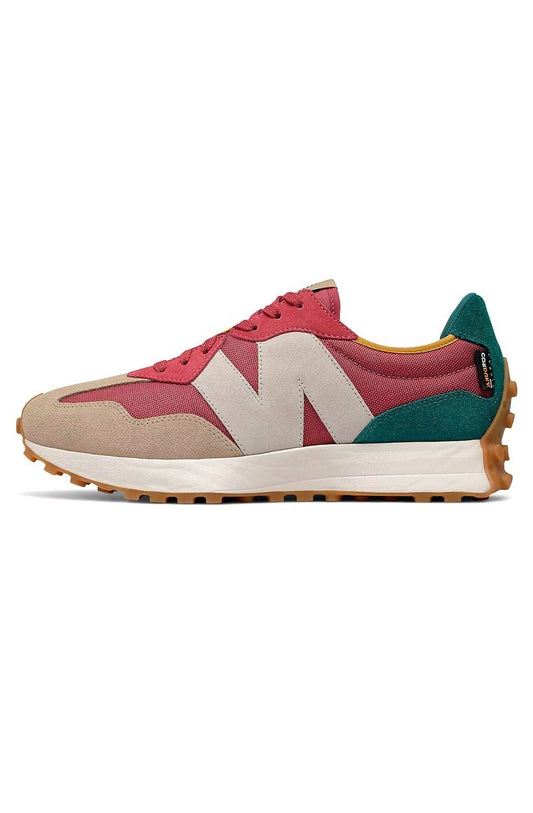 Tênis New Balance 327 Cordura MS327DE1 Bordo/Verde - NewSkull