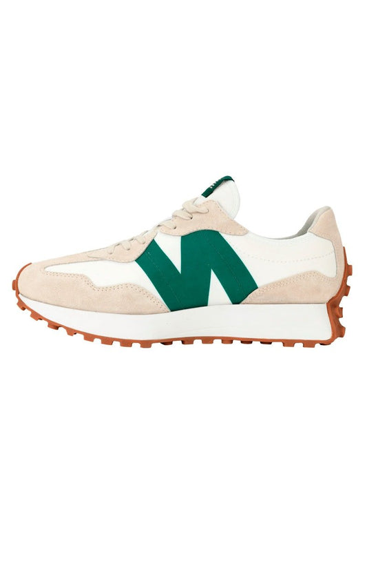 Tênis New Balance 327 MS327DG1 Bege/Verde - NewSkull