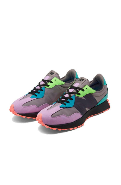 Tênis New Balance 327 MS327EZ Cinza/Verde/Rosa - NewSkull