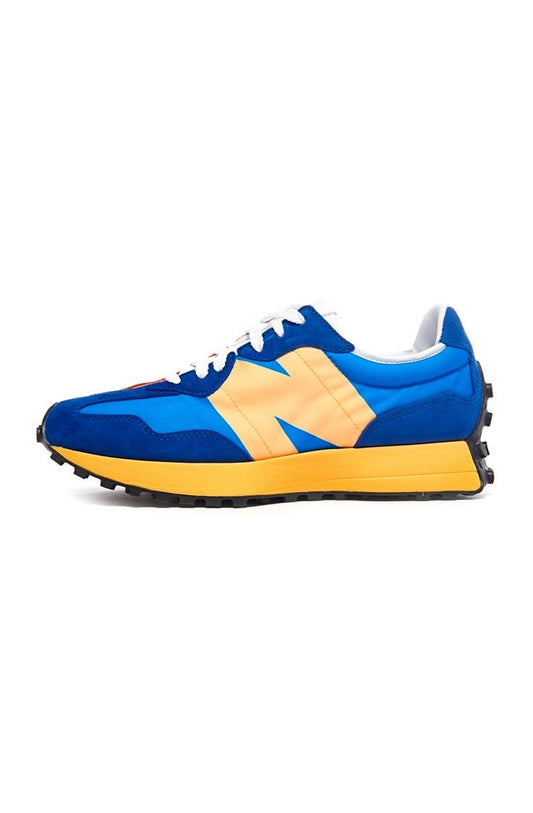Tênis New Balance 327 MS327LAA Azul/Laranja - NewSkull