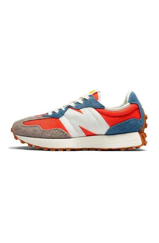 Tênis New Balance 327 MS327SFC Cinza/Laranja/Azul - NewSkull