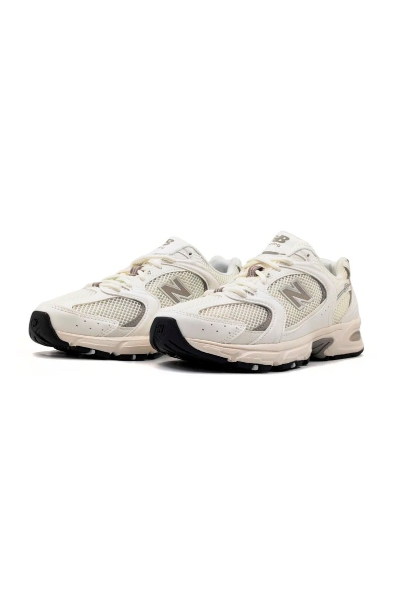 Tênis New Balance 530 Branco/Marrom Claro U530CSB - NewSkull
