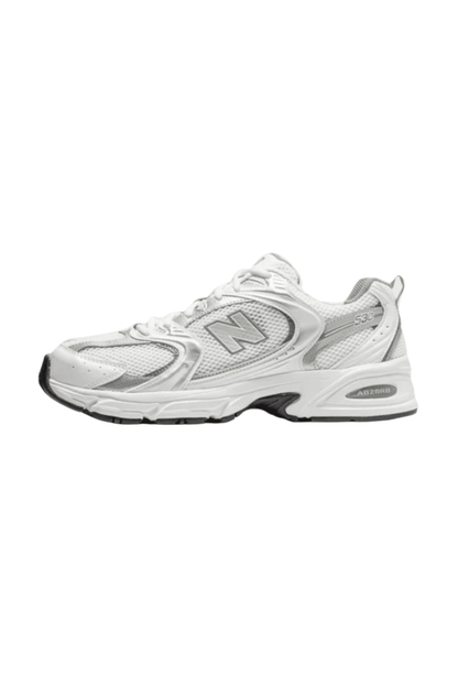 Tênis New Balance 530 Branco/Prata MR530AD - NewSkull