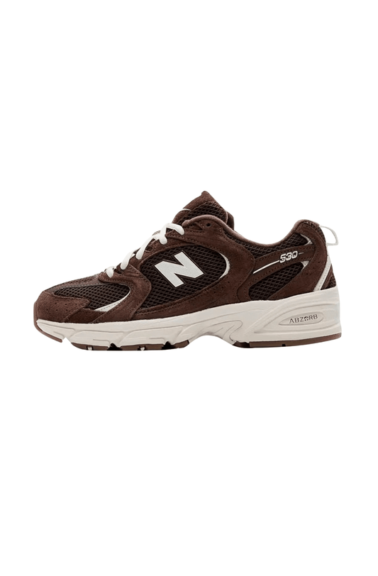 Tênis New Balance 530 Marrom/Branco U5306VJ - NewSkull