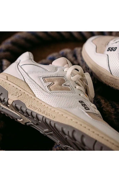 Tênis New Balance 550 Branco/Bege BB550PWG - NewSkull