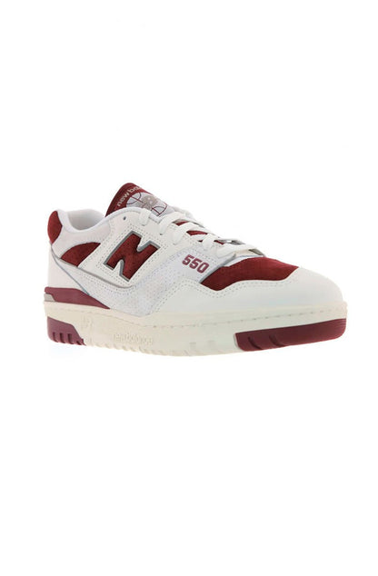 Tênis New Balance 550 Unissex Branco/Bordo BB550LEZ - NewSkull