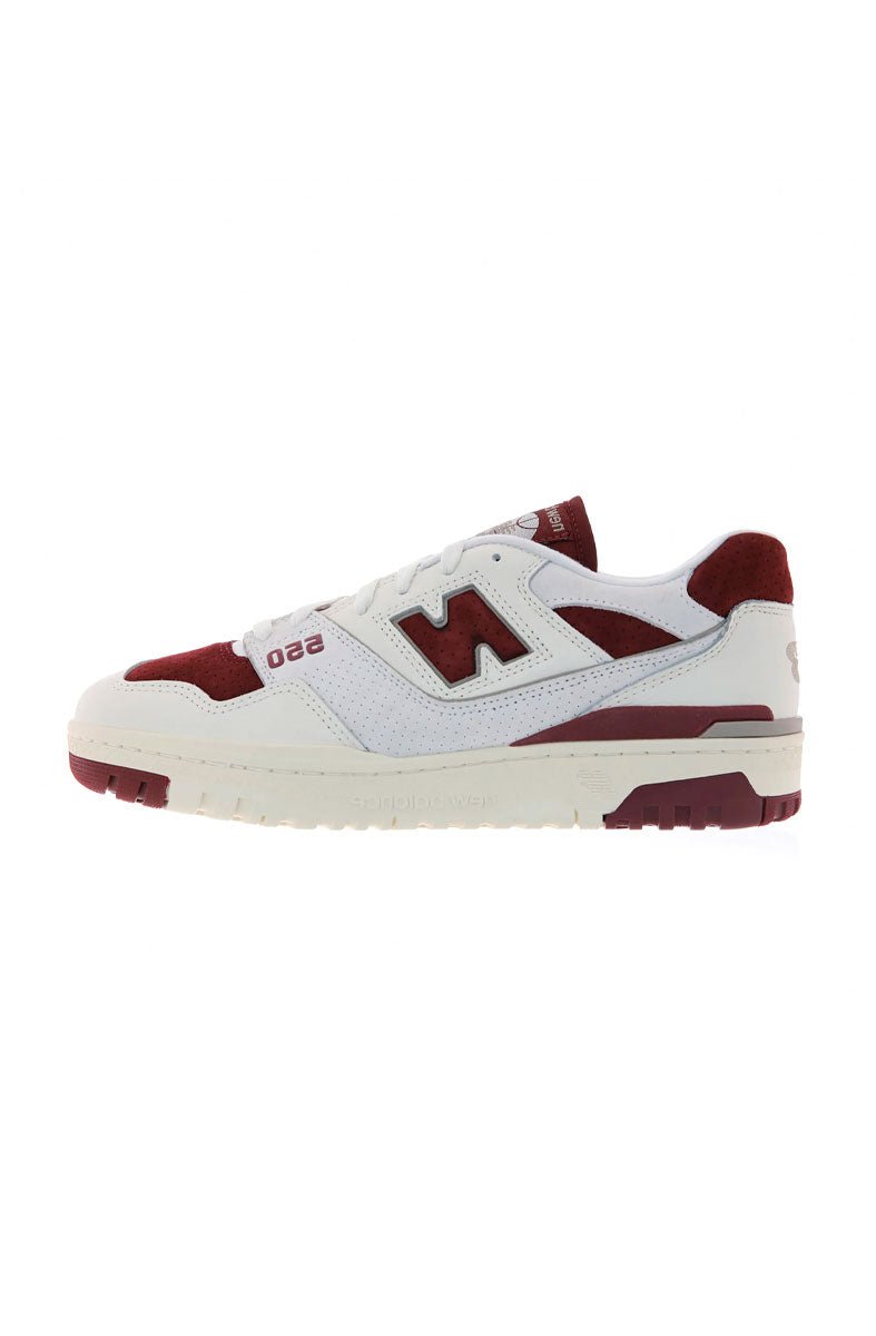 Tênis New Balance 550 Unissex Branco/Bordo BB550LEZ - NewSkull