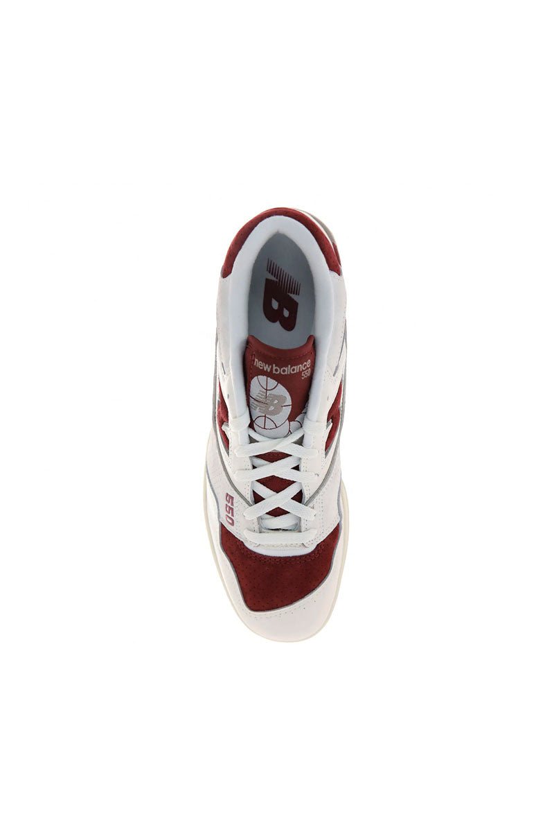 Tênis New Balance 550 Unissex Branco/Bordo BB550LEZ - NewSkull