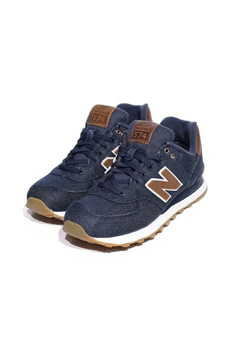Tênis New Balance 574 Azul Marrom OUNCE CANVAS - NewSkull