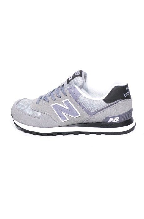 Tênis New Balance 574 Cinza Gray/Steel/Black - NewSkull