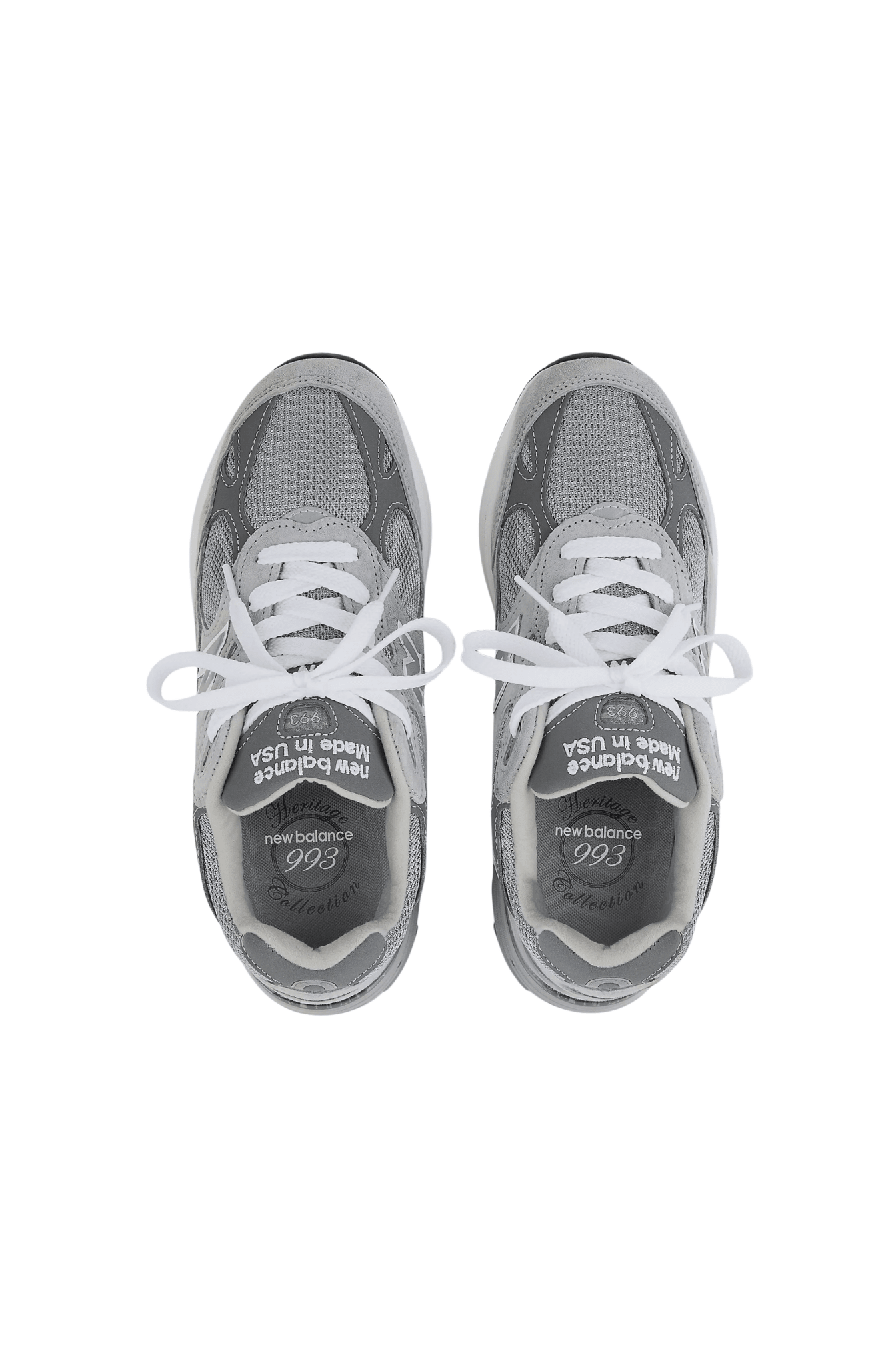 Tênis New Balance 993 Made in USA Feminino Cinza/Cinza Escuro WR993GL - NewSkull
