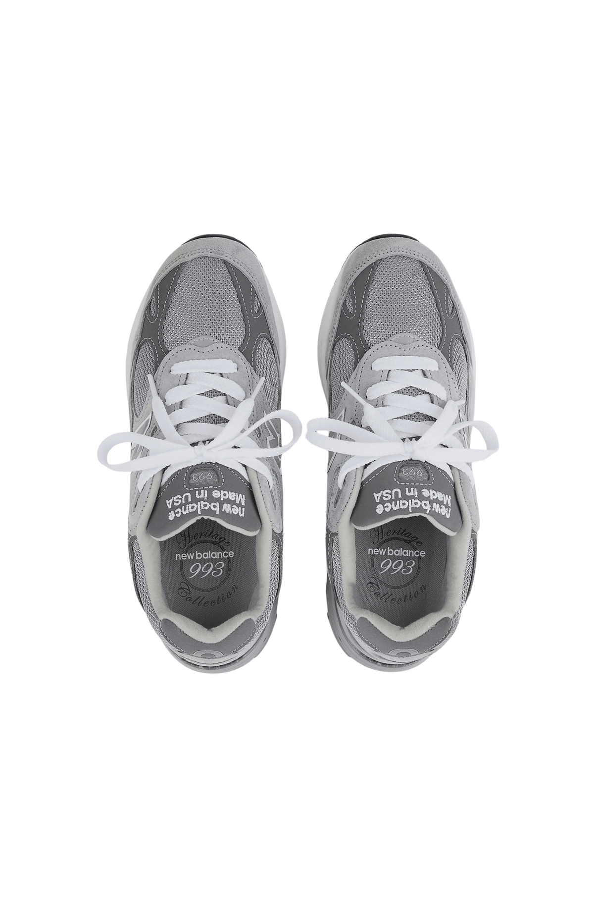 Tênis New Balance 993 Made in USA Feminino Cinza/Cinza Escuro WR993GL - NewSkull