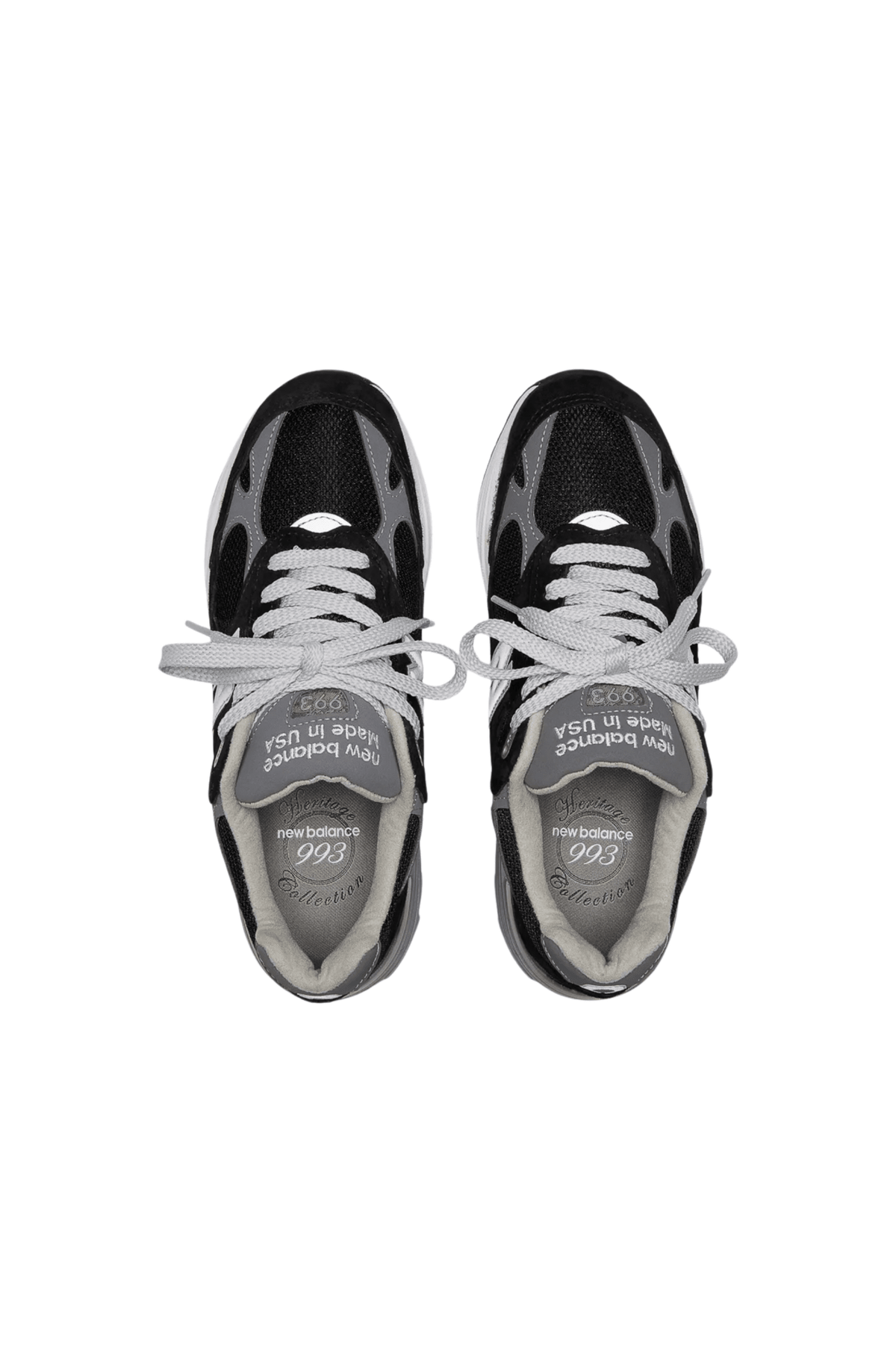 Tênis New Balance 993 Made in USA Masculino Preto/Cinza MR993BK - NewSkull