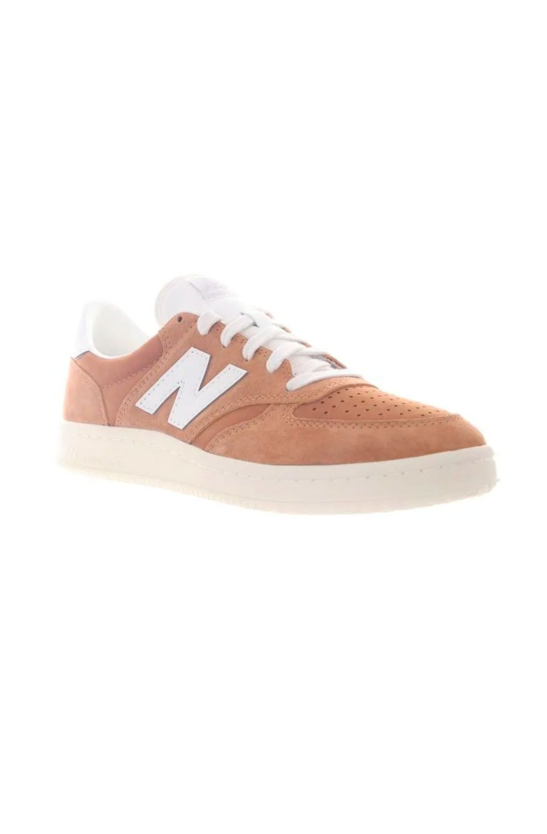 Tênis New Balance T500 Masculino Marrom/Branco CT500CI - NewSkull