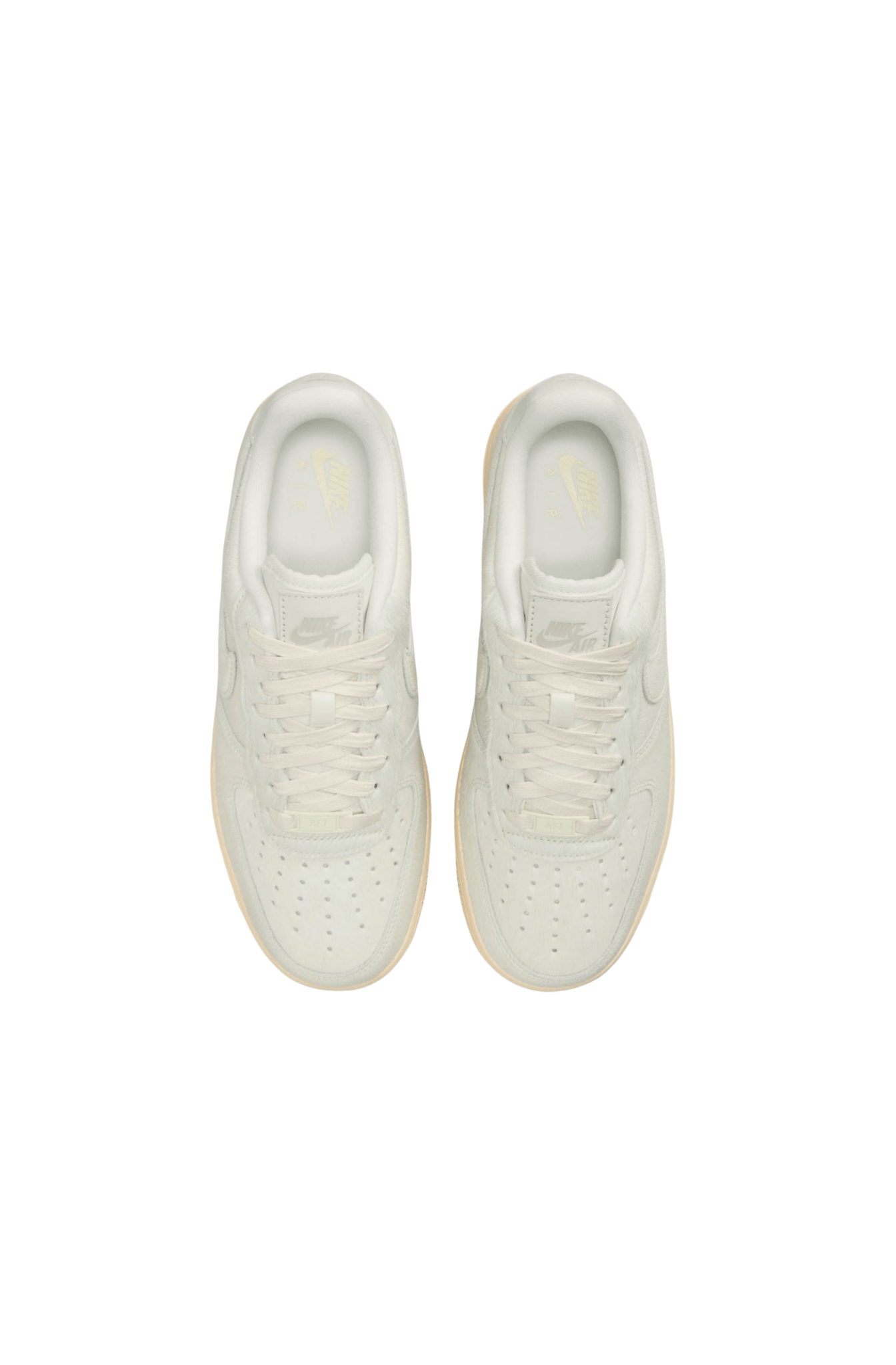 Tênis Nike Air Force 1 '07 Feminino Pony Hair Bege II7398 - 100 - NewSkull