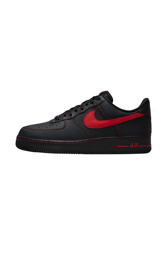 Tênis Nike Air Force 1 '07 Lv8 Masculino Preto/Vermelho HQ2037 - 005 - NewSkull