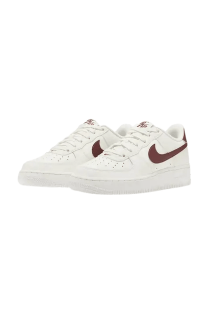 Tênis Nike Air Force 1 Feminino Branco/Bordo FV5948 - 120 - NewSkull