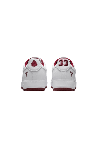 Tênis Nike Air Force 1 Low x Kobe Lower Merion High: Home Branco/Vinho IB0018 - 101 - NewSkull
