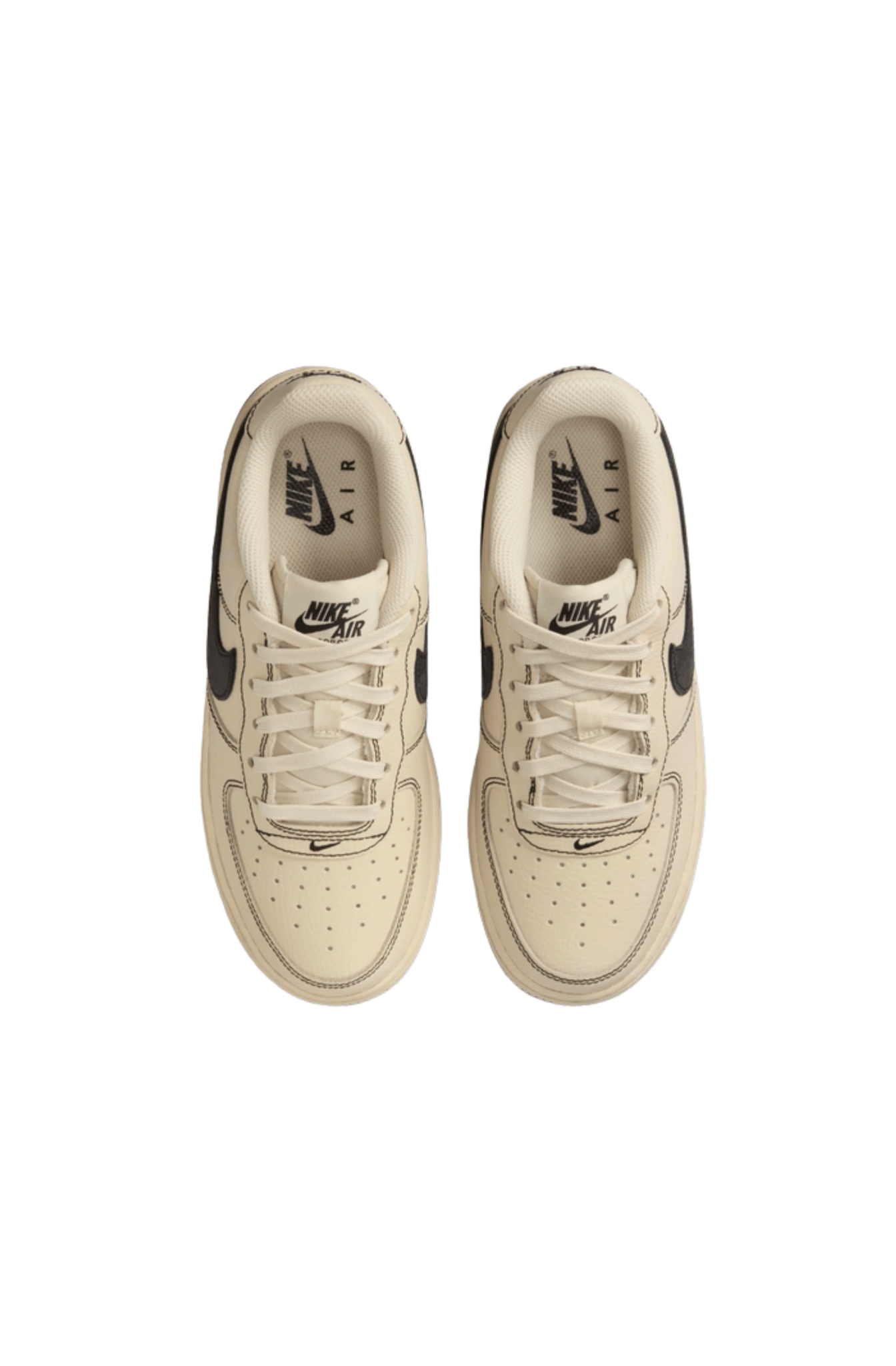 Tênis Nike Air Force 1 LV8 Feminino Bege/Preto HJ4563 - 200 - NewSkull