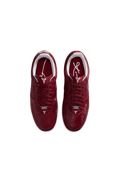 Tênis Nike Air Force x Kobe 1 Low Lower Merion High: Away Vinho/Branco IB0018 - 600 - NewSkull