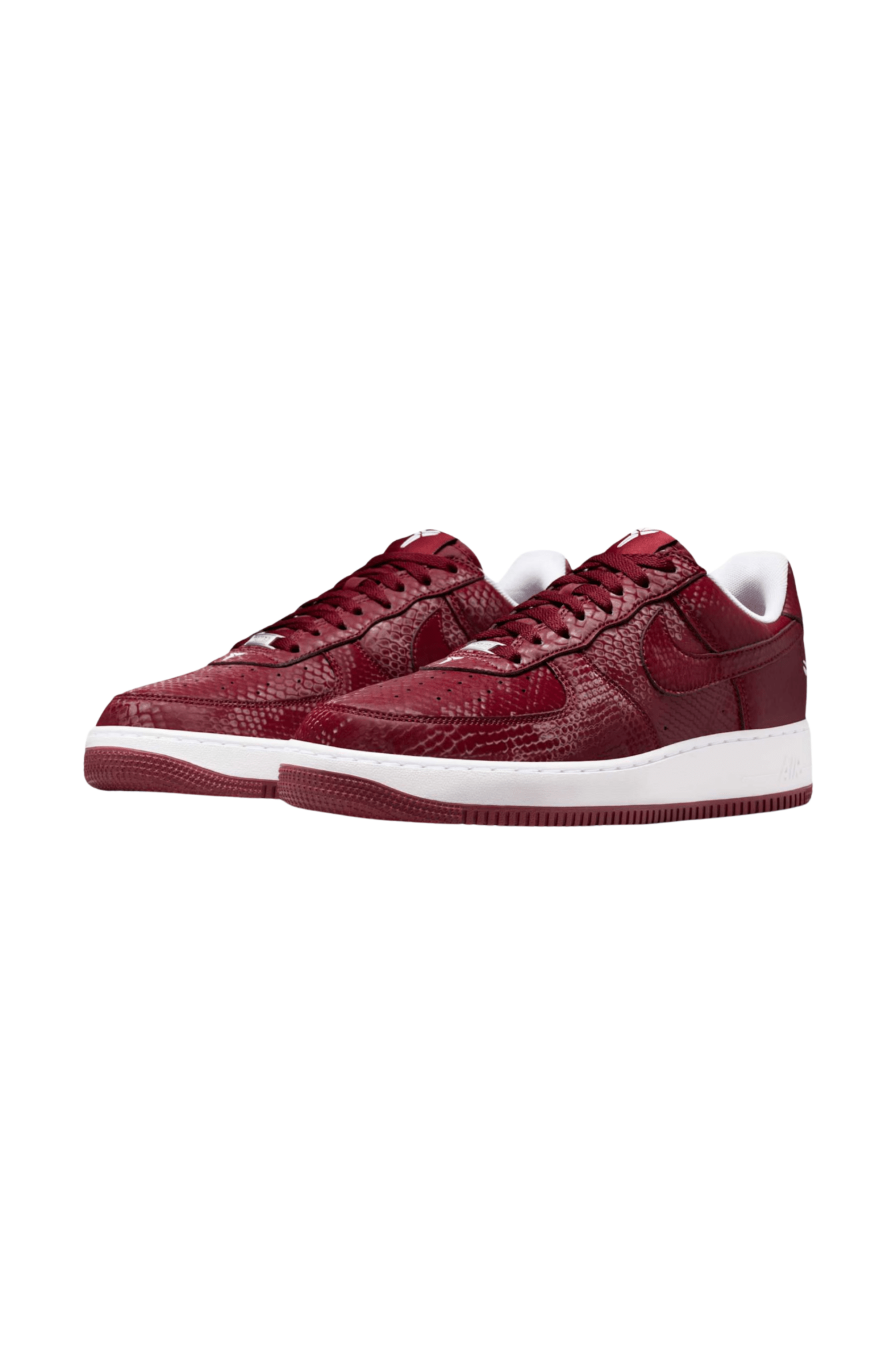 Tênis Nike Air Force x Kobe 1 Low Lower Merion High: Away Vinho/Branco IB0018 - 600 - NewSkull