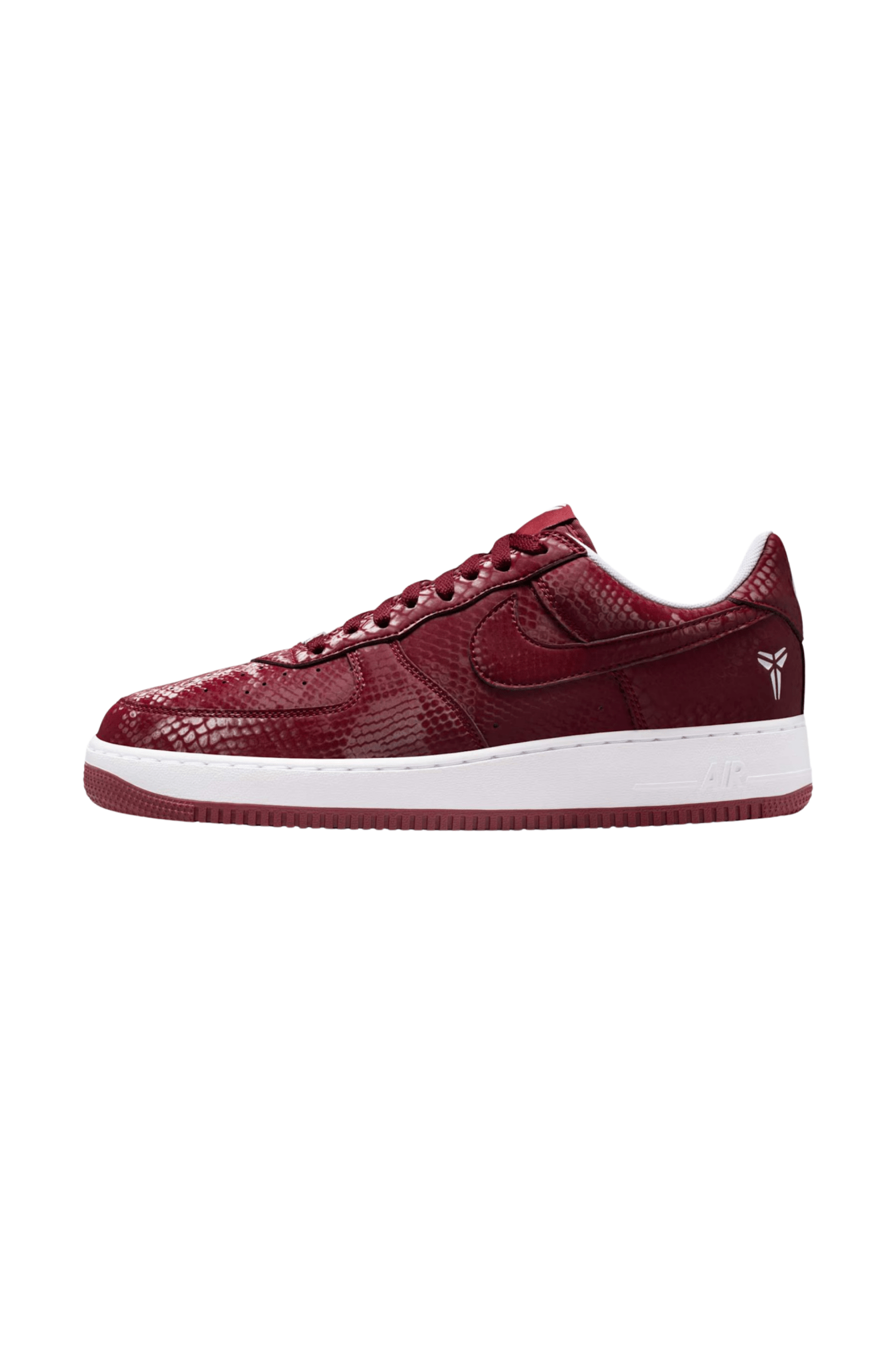Tênis Nike Air Force x Kobe 1 Low Lower Merion High: Away Vinho/Branco IB0018 - 600 - NewSkull
