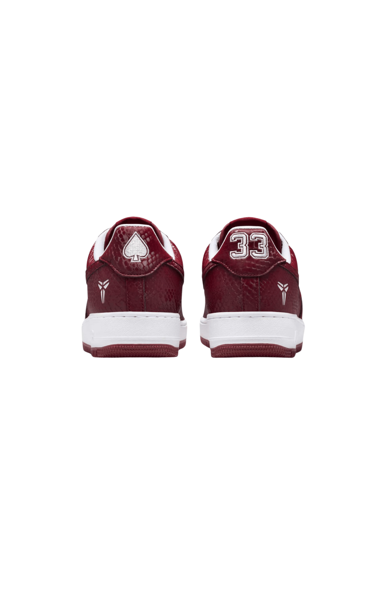 Tênis Nike Air Force x Kobe 1 Low Lower Merion High: Away Vinho/Branco IB0018 - 600 - NewSkull