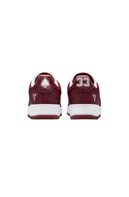 Tênis Nike Air Force x Kobe 1 Low Lower Merion High: Away Vinho/Branco IB0018 - 600 - NewSkull