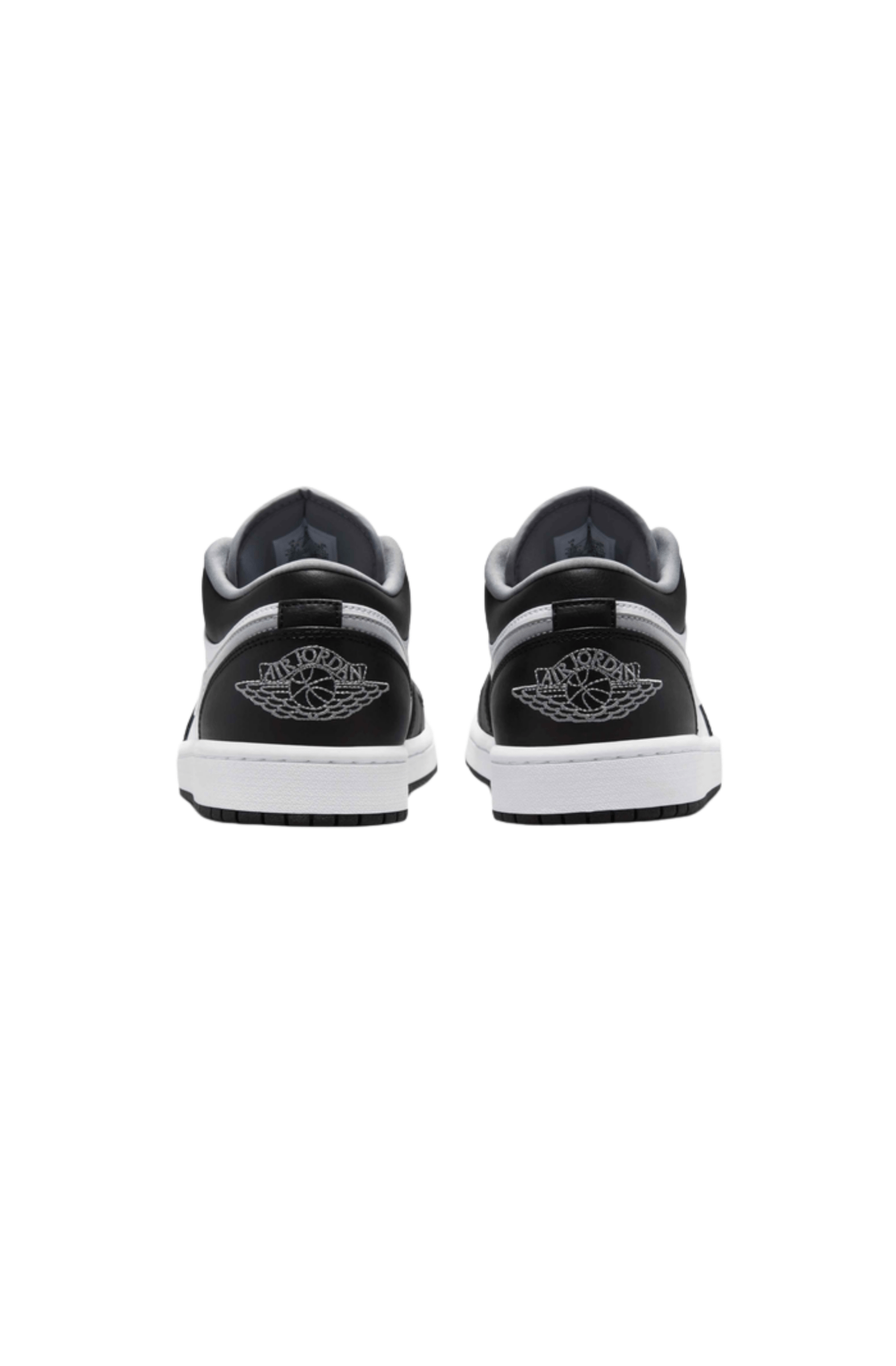 Tênis Nike Air Jordan 1 Low Branco/Preto/Cinza 553558 - 040 - NewSkull