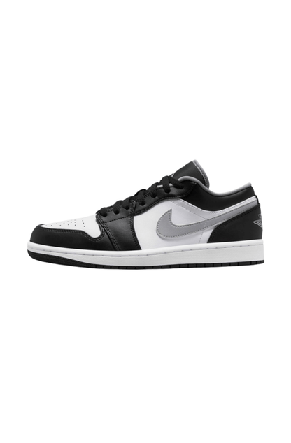 Tênis Nike Air Jordan 1 Low Branco/Preto/Cinza 553558 - 040 - NewSkull