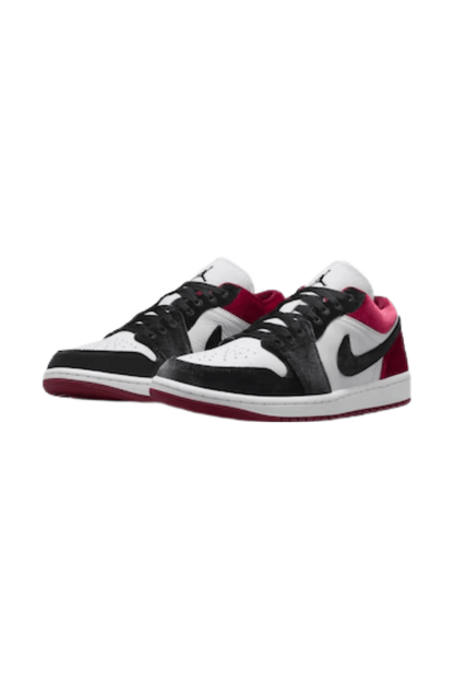 Tênis Nike Air Jordan 1 Low SE Feminino Branco/Preto/Vermelho FZ3242 - 001 - NewSkull