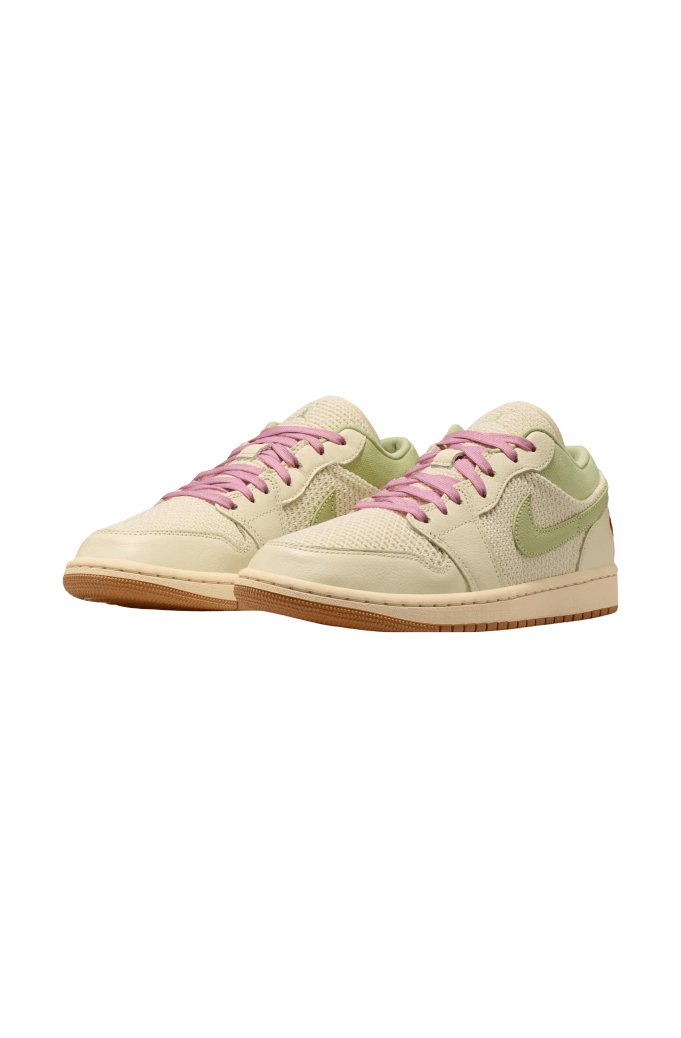 Tênis Nike Air Jordan 1 Low SE Sail and Olive Aura Bege/Verde II0569 - 100 - NewSkull