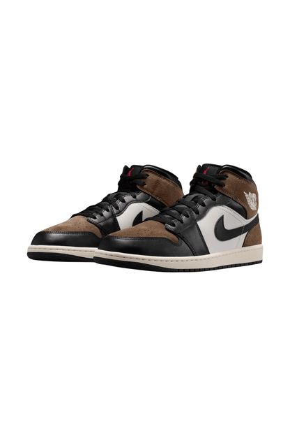 Tênis Nike Air Jordan 1 Mid Marrom/Branco DQ8426-007 - NewSkull