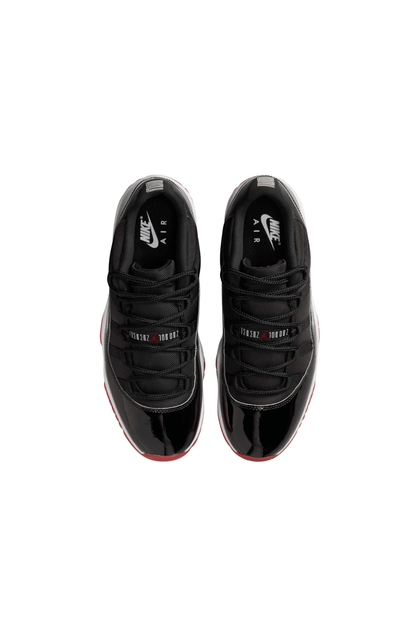 Tênis Nike Air Jordan 11 Retro Low Bread Preto/Vermelho FV5104 - 006 - NewSkull