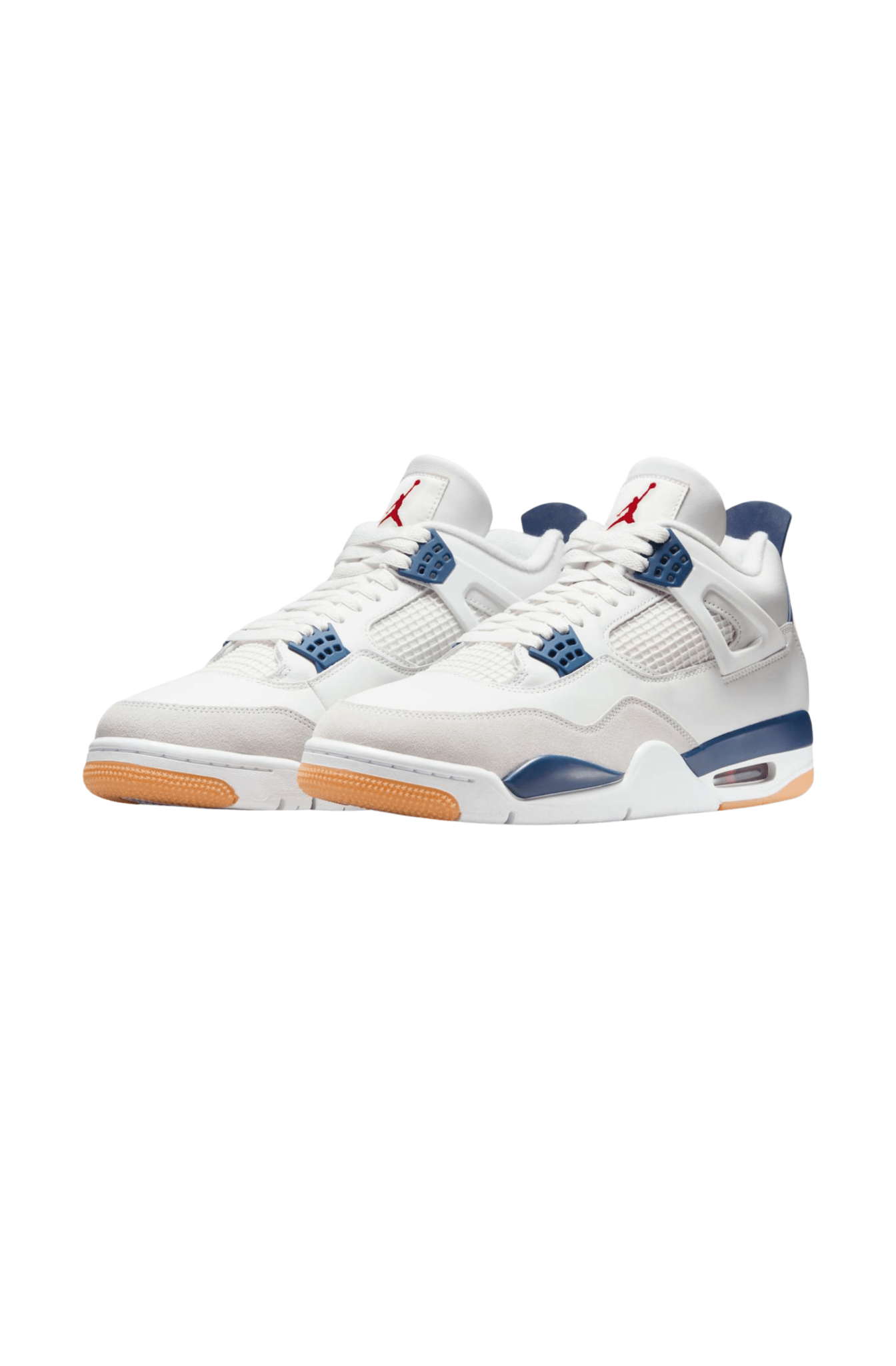 Tênis Nike Air Jordan 4 x SB Branco/Azul Marinho DR5415 - 100 - NewSkull